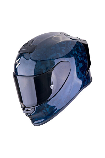 Scorpion EXO R1 Evo Onyx Carbon Air Spor Motosiklet Kaskı Mavi