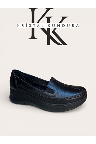 Kristal Bio.1048 Full Orthopedic Genuine Leather Women's Shoes