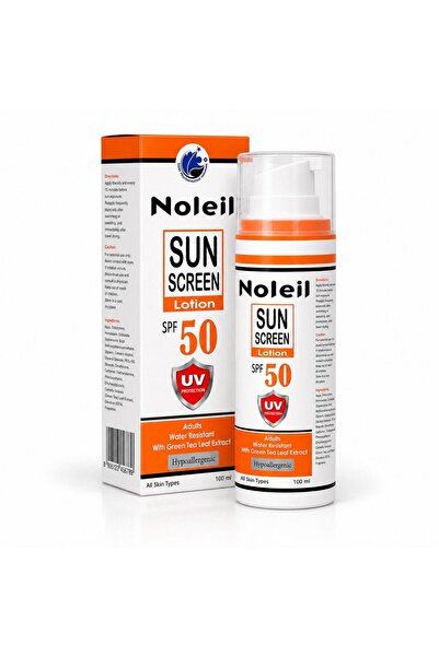 Noleil واقي شمس SPF 50 حماية من أشعة UVA/UVB سريع الامتصاص بدون طبقة بيضاء مق...