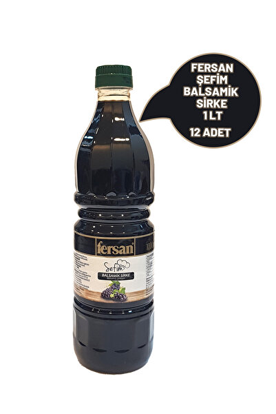 Fersan Balsamik Sirke PET 1 lt 12 li Paket - Kahvaltılık, Doğal Lezzet