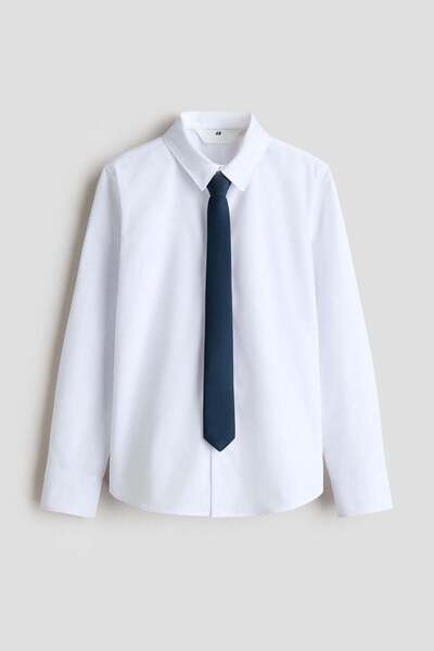 H&M 2-piece shirt and tie set