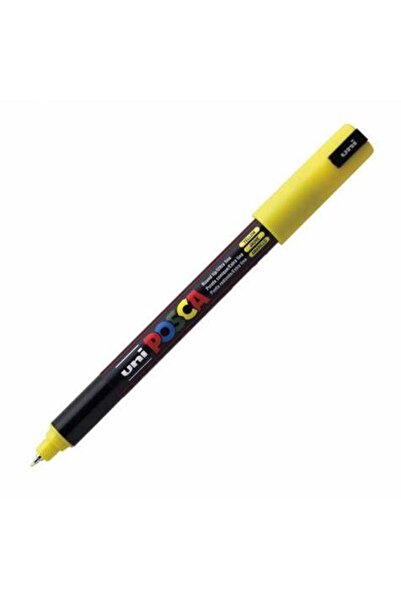 Uni Posca Posca PC-1MR Marker, extra-fine metallic tip 0.7 mm, yellow