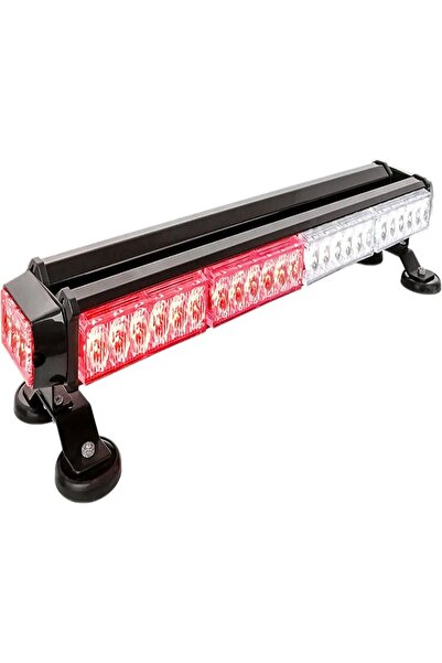 Genel Markalar Çakar lamba çift taraflı 54 led kırmızı-beyaz / LAPA526-1