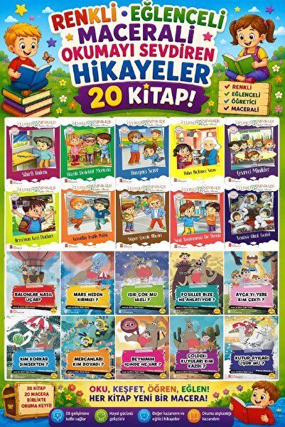 Ata Yayıncılık 3.Sınıf Renkli Eğlenceli Maceralı Okumayı Sevdiren Hikayeler (...