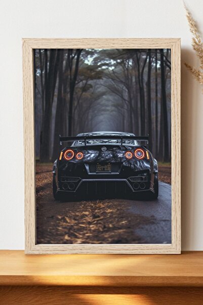 Luna Marissa Αφίσα Nissan Skyline - Αφίσα αυτοκινήτου από γυαλιστερό χαρτί χω...