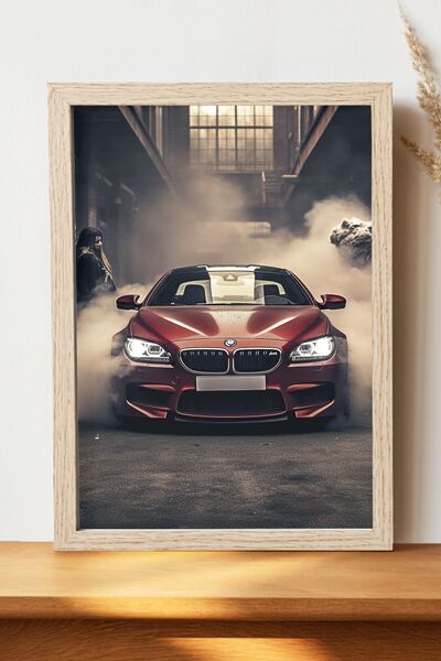 Luna Marissa Αφίσα BMW - Αφίσα αυτοκινήτου από γυαλιστερό χαρτί χωρίς πλαίσιο