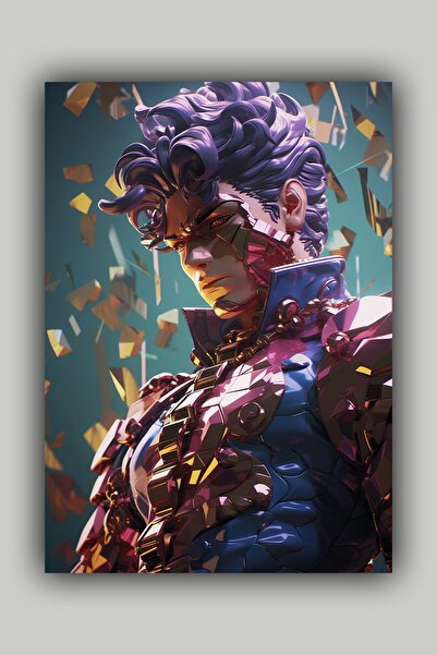 Luna Marissa Αφίσα Jojos Bizarre Adventure χωρίς πλαίσιο τοίχου
