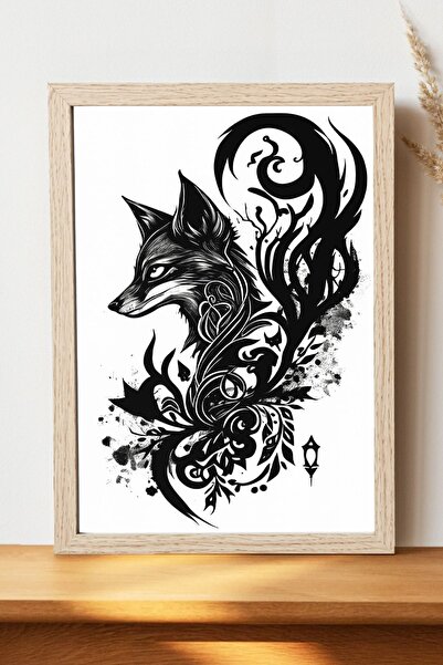 Luna Marissa Artistic Wolf Poster - Χοντρό χαρτί χωρίς πλαίσιο Ψηφιακή αφίσα ...
