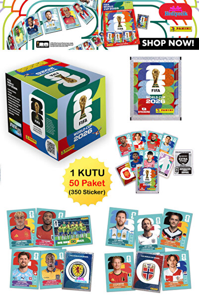 hediyecik Panini FIFA World Cup 2026 Dünya Kupası Resmi Sticker Koleksiyonu Ç...