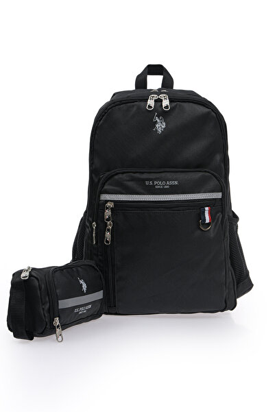 U.S. Polo Assn. يو اس بولو. أسن. مجموعة حقائب مدرسية للجنسين PLSET25055