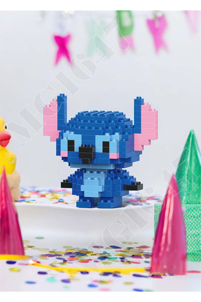 Bricks Baskio tasarım stitch Karakter Mini Blok Yapı Oyuncağı – Koleksiyonluk...