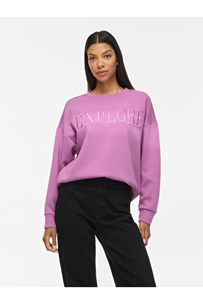 VILA Langärmeliges Sweatshirt VIREFLECT Rundhals