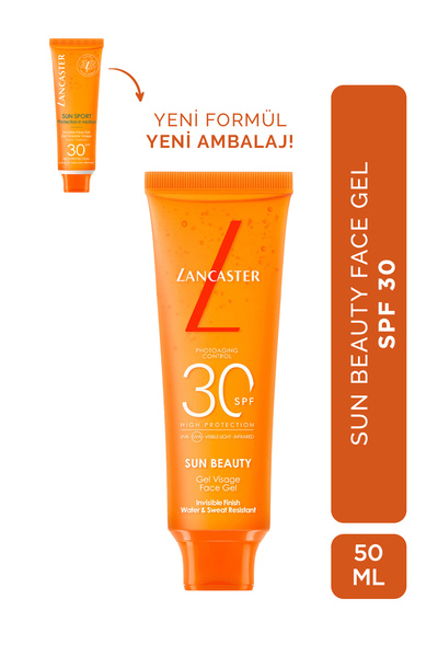 Lancaster جل صن بيوتي للوجه بعامل حماية من الشمس SPF30، جل واقي من الشمس للوج...