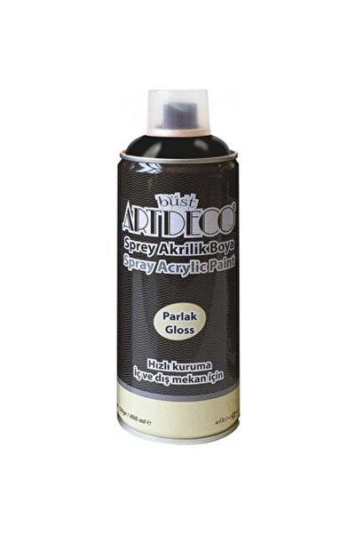 Artdeco Akrilik Sprey Boya 400ml Mat Siyah M790