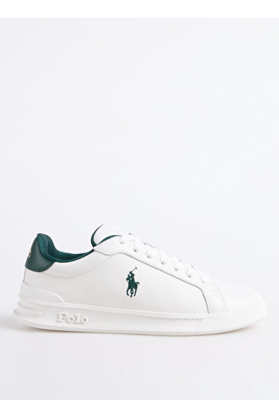 Polo Ralph Lauren Beyaz Kadın Deri Sneaker HRT CRT II