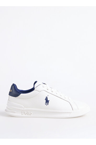 Polo Ralph Lauren Beyaz Kadın Deri Sneaker HRT CRT II