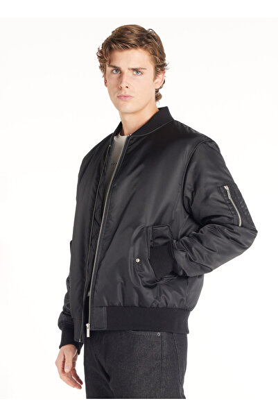 Ted Baker SİYAH OVERSİZE BOMBER MONT