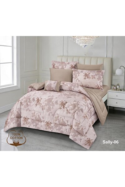 Red Rose مفرش نفرين مصنوع من القطن 100% لمن يبحث عن الراحه بالنوم 240×260