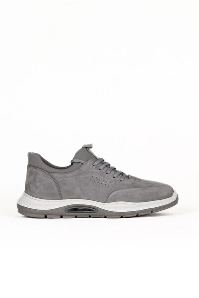 Bueno Shoes حذاء دانتي رمادي فاتح للرجال كاجوال 07ma28448225