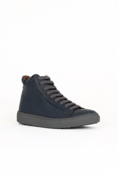 Bueno Shoes حذاء مسطح نسائي من الجلد باللون الرمادي 01wz7700