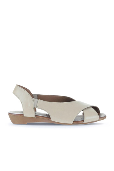 Bueno Shoes Mink Leather Women's Flat Sandals 01Wa4405