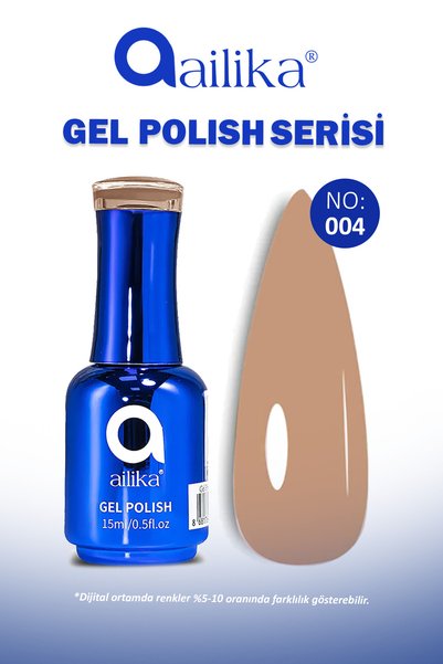 Ailika Premium Gel Polish Uzun Süre Kalıcı Oje 15ml No:004