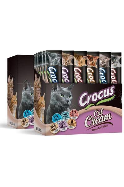 Crocus Multıpack 6 Çeşit Krema Kedi Ödülü 30 x 15 Gr