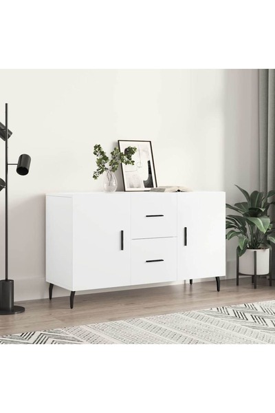 Concept Servantă, alb, 100x36x60 cm, lemn compozit
