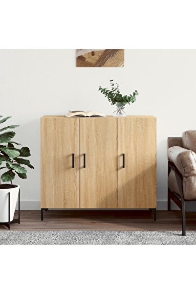 Concept Servantă, stejar sonoma, 90x34x80 cm, lemn compozit