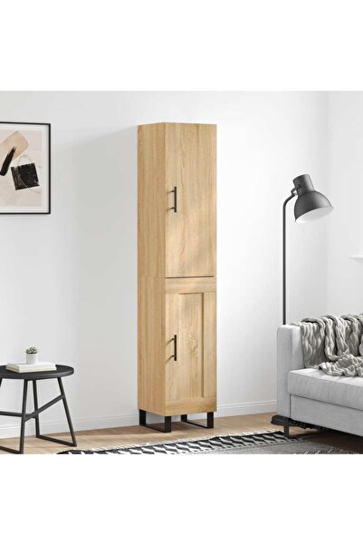 Concept Dulap înalt, stejar sonoma, 34,5x34x180 cm, lemn prelucrat