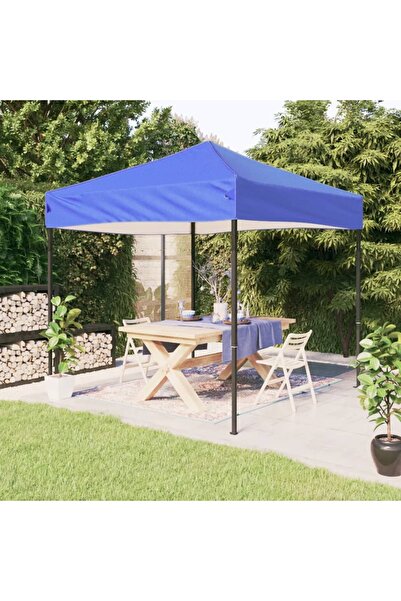 Concept Cort pliabil pentru petrecere, albastru, 2x2 m