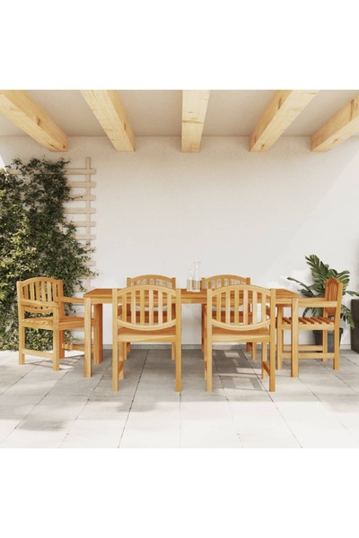 Concept Set mobilier de grădină, 7 piese, lemn masiv de tec