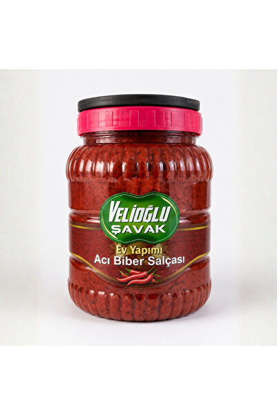 v.ş VelioğluŞavak Ev Yapımı Acı Biber Salçası (2,5 kg)