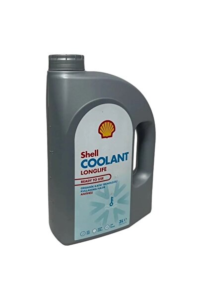 SHELL Coolant Longlife Kırmızı Hazır Antifriz 3 Litre -37c - Ready To Use ORJİNAL ÜRÜN GARANTİSİ