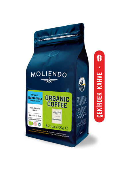 Moliendo Finest Coffee Organik Guatemala Shb Yöresel Kahve (Çekirdek Kahve) 2...