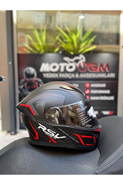 FAZER FR-965 Duncan Red Çene Açılır Kask