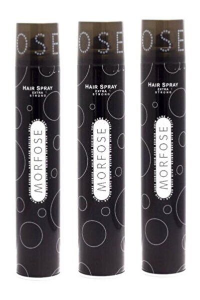Morfose Extra Strong Saç Spreyi 3x400 Ml