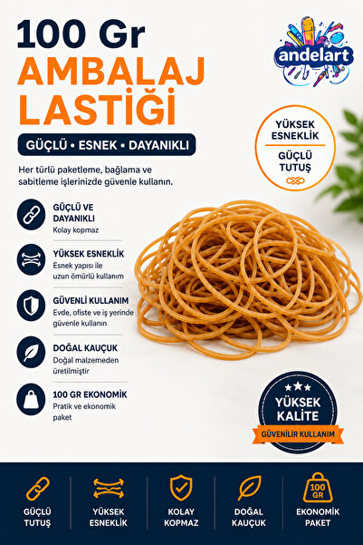 andelart Ambalaj Lastiği %100 Kauçuk 100gr