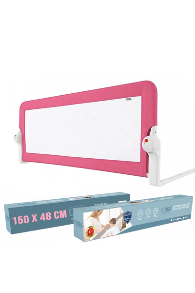 figga Protectie pat copii FiGGA®, 150 x 48.5 cm, bariera laterala margine pat...