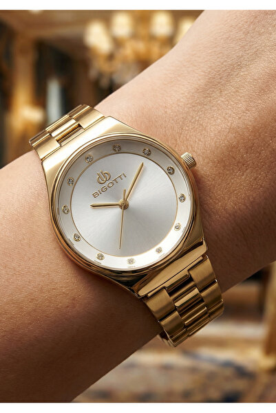 Bigotti Raffinato Gold Stainless Steel Watch for Women BG.1.10665-3