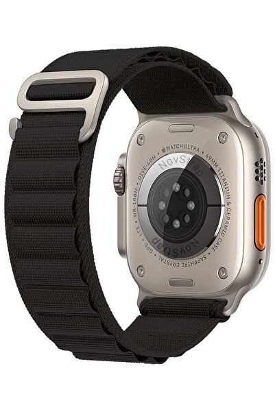 NovStrap Apple Watch 42 44 45 49 Mm Seri 1 2 3 4 5 6 7 8 9 Se Ultra Ile Uyuml...