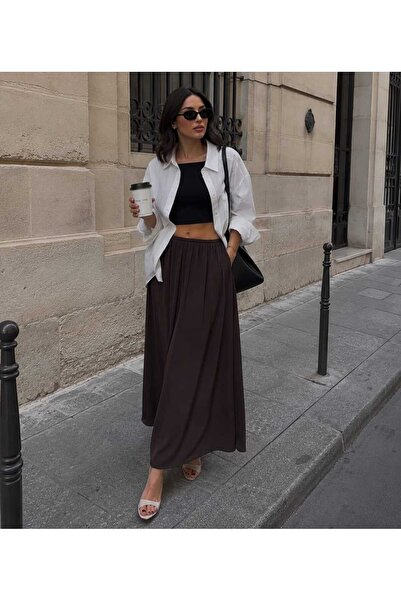 Noa&Noa Elastic Long Slim Basic Skirt