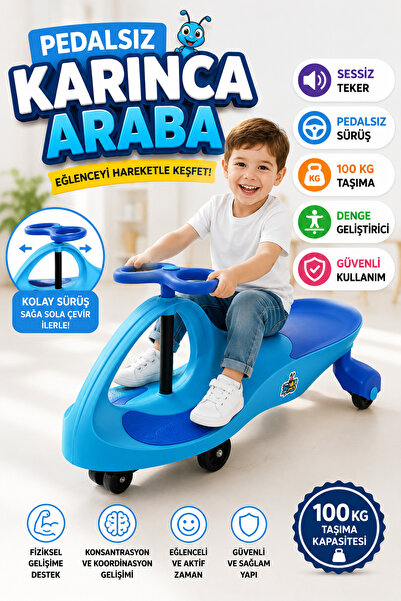 Genel Markalar Karınca Car Kay Kay Plazma Car Kolay Kullanım Swing Car Karınc...