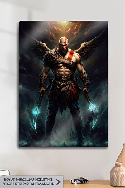 DekorHane God of War Kratos - Pictură metalică