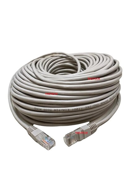 Yastech 40 Mt 40 Metre Cat 6 Internet Kablosu Bakir Kablo