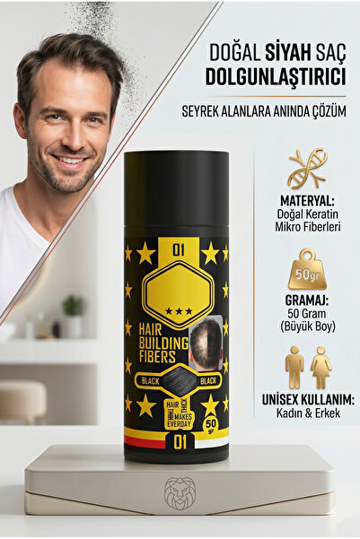 Transformacion Saç Dolgunlaştırıcı Topik Toz Siyah 50gr | Anında Gür Saçlar İ...