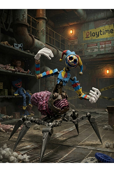 Giftbox3d Poppy Playtime Prototype Figürü Hareketli Eklemler