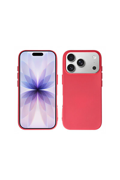 OEM Husa de Protectie Tip Bumper Compatibila cu iPhone 17 Pro - Raspberry