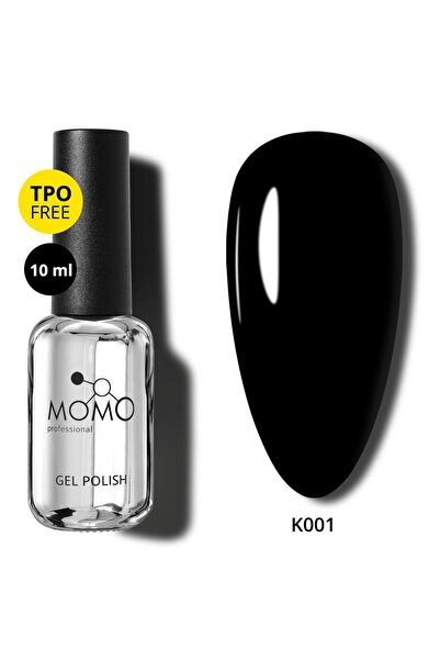 MOMO professional Kalıcı Oje K001 Siyah 10 ml