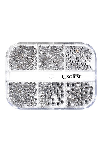 LUXORISE Strasuri pentru unghii, stil de nuntă, 6 modele